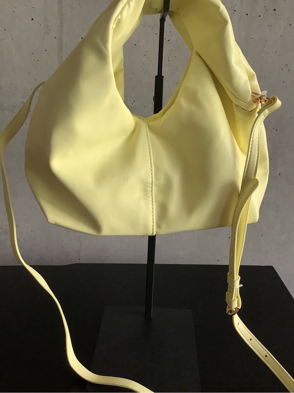 A New Day Mini Twist Top Handle Crossbody Bag Yellow - Picture 7 of 12
